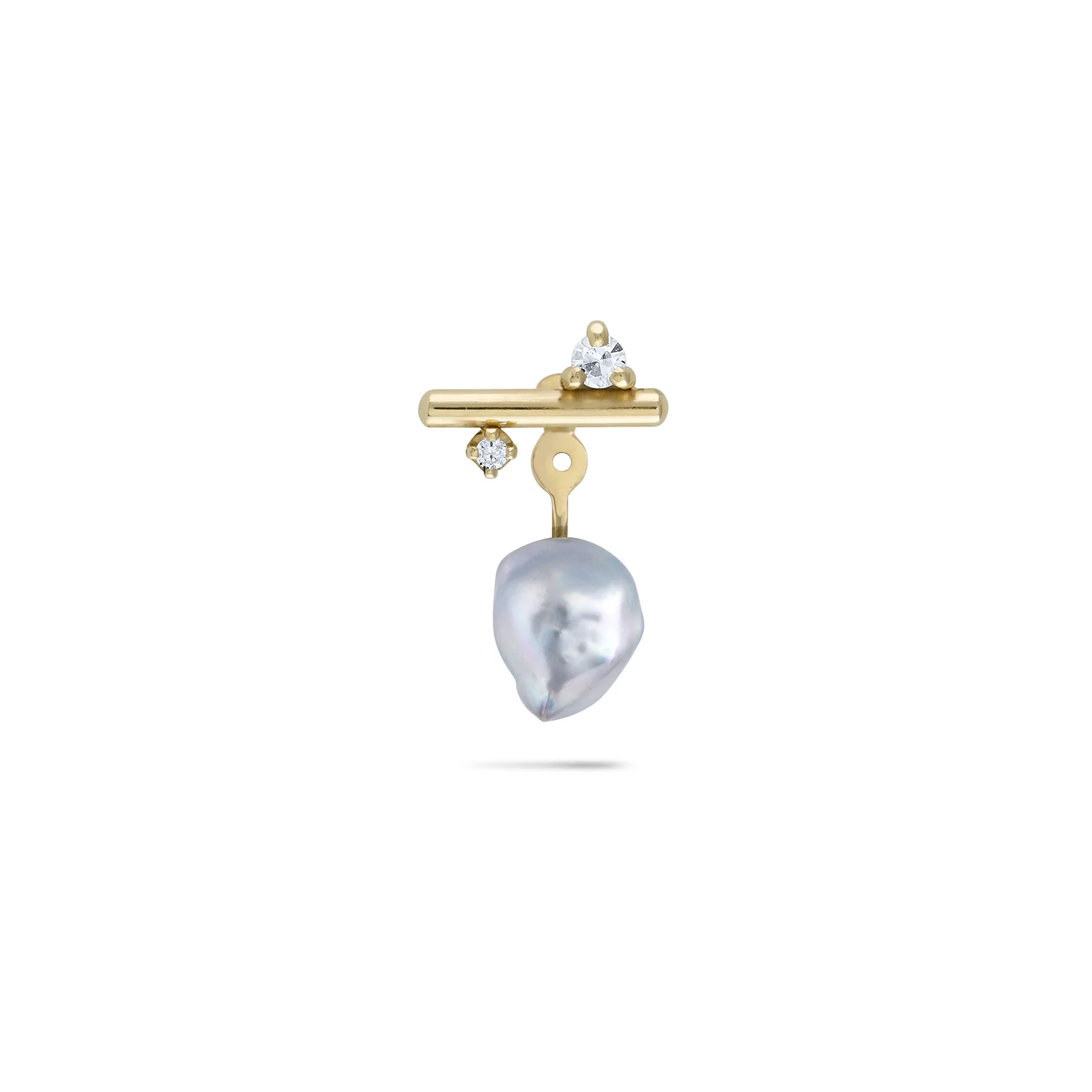 Blue Akoya Andromeda Ear Jackets - Image 6