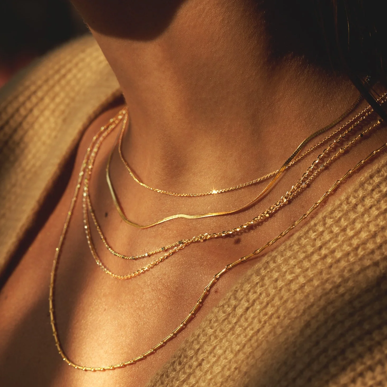 Athena Oval Diamond Cut Chain - Image 5