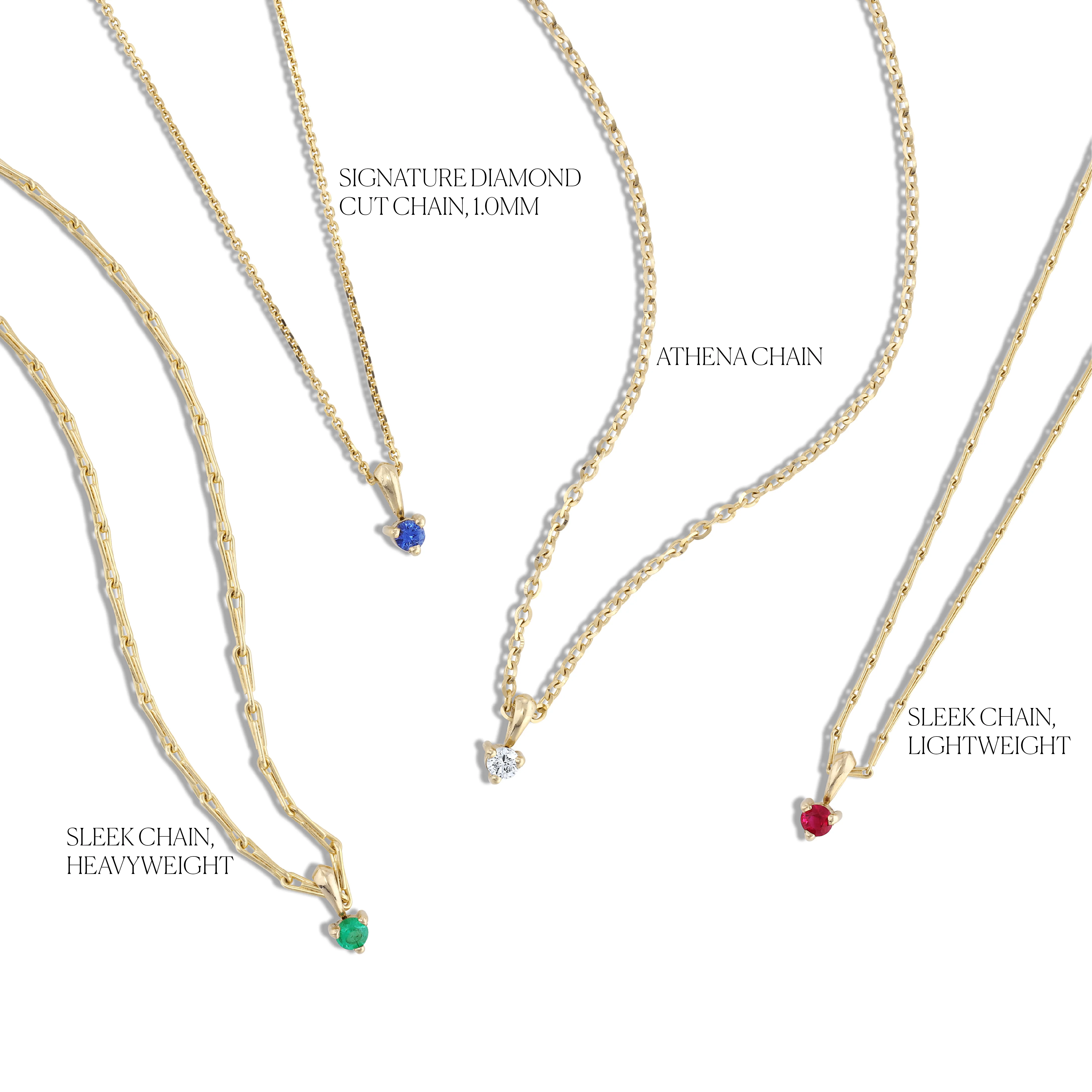 Athena Oval Diamond Cut Chain - Image 7