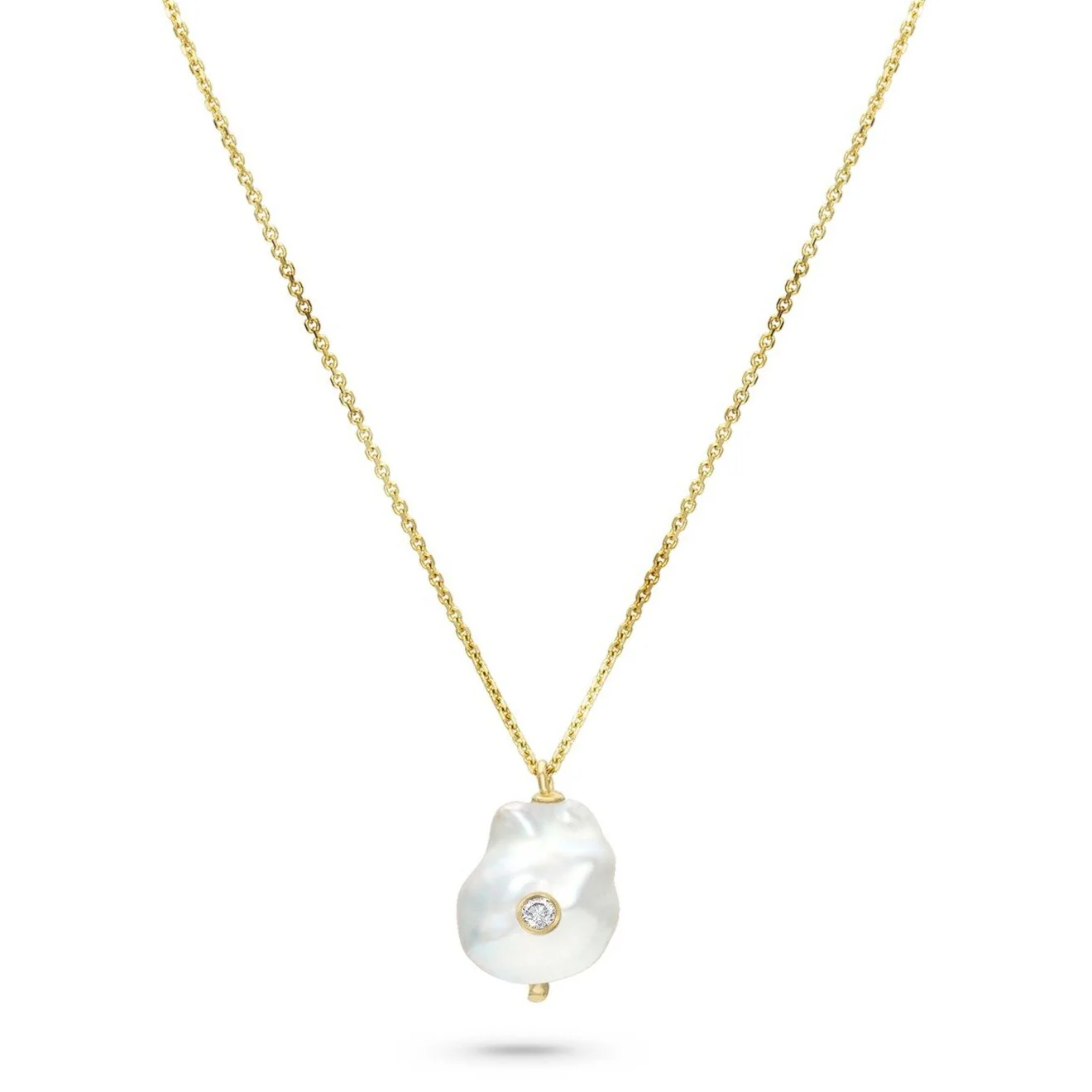 Baby Baroque Diamond Necklace
