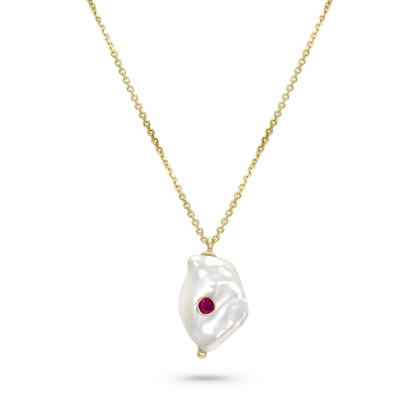 Birthstone Baby Baroque Necklace - Image 8