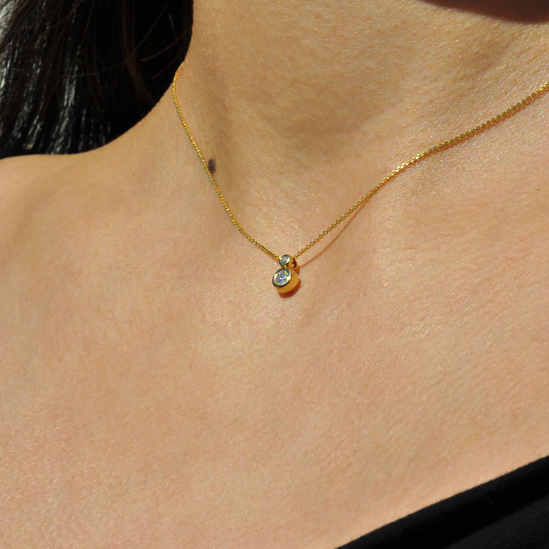 Dewdrop Gemstone Necklace - Image 4