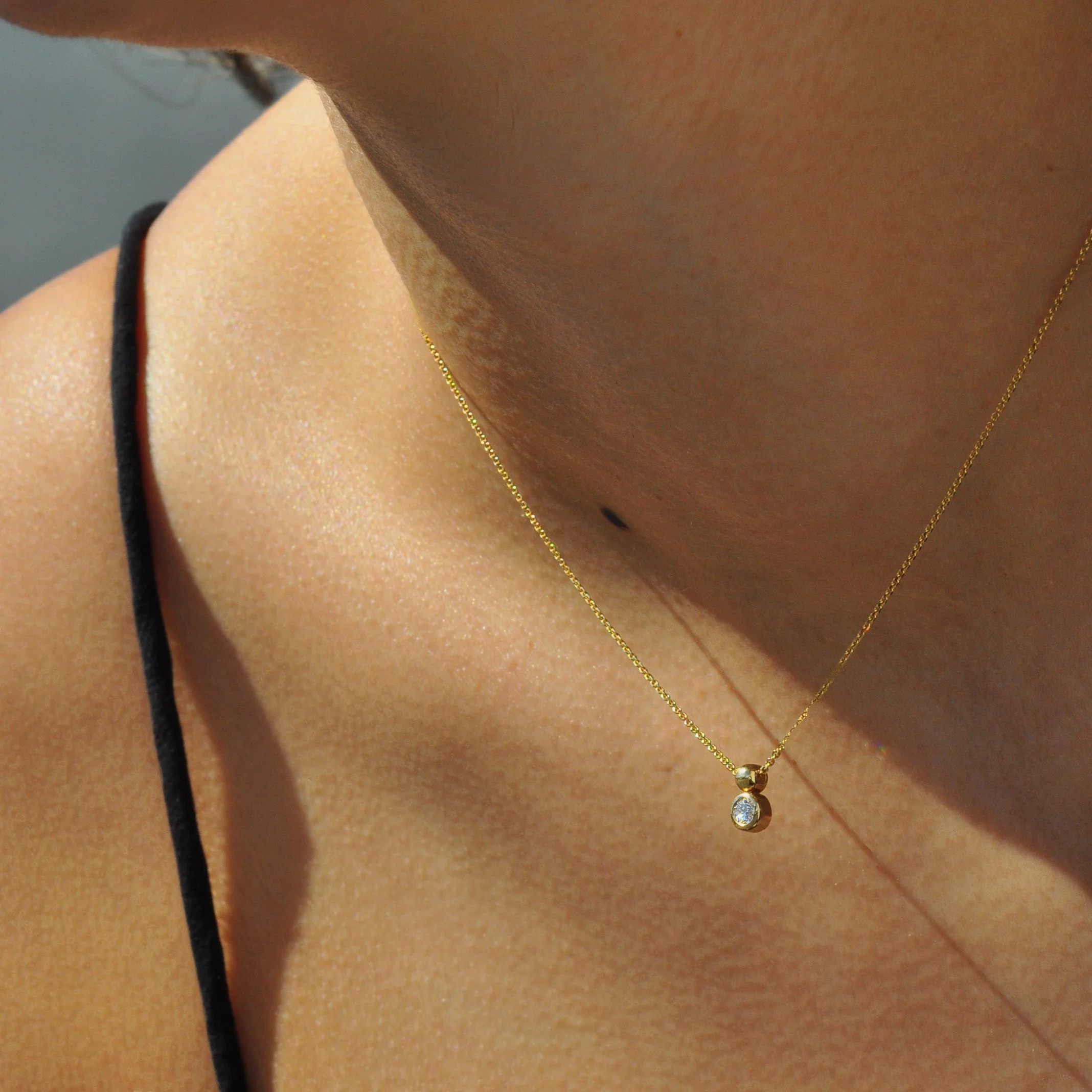 Diamond Solo Necklace - Image 3