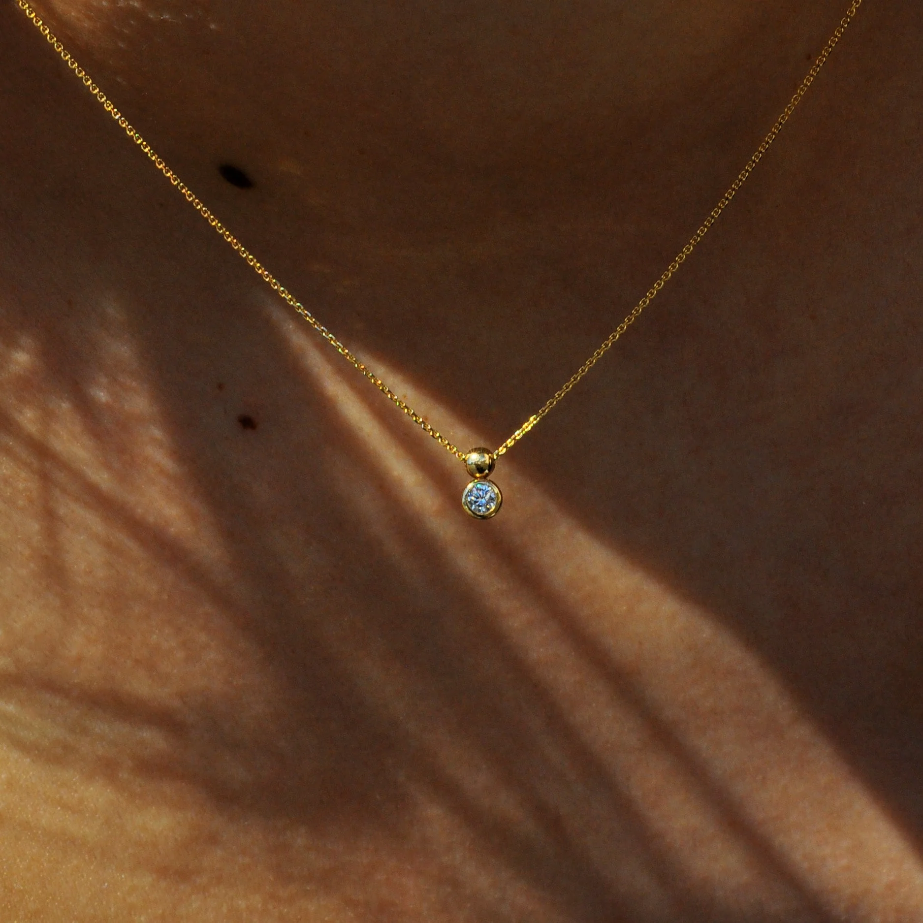 Diamond Solo Necklace - Image 4