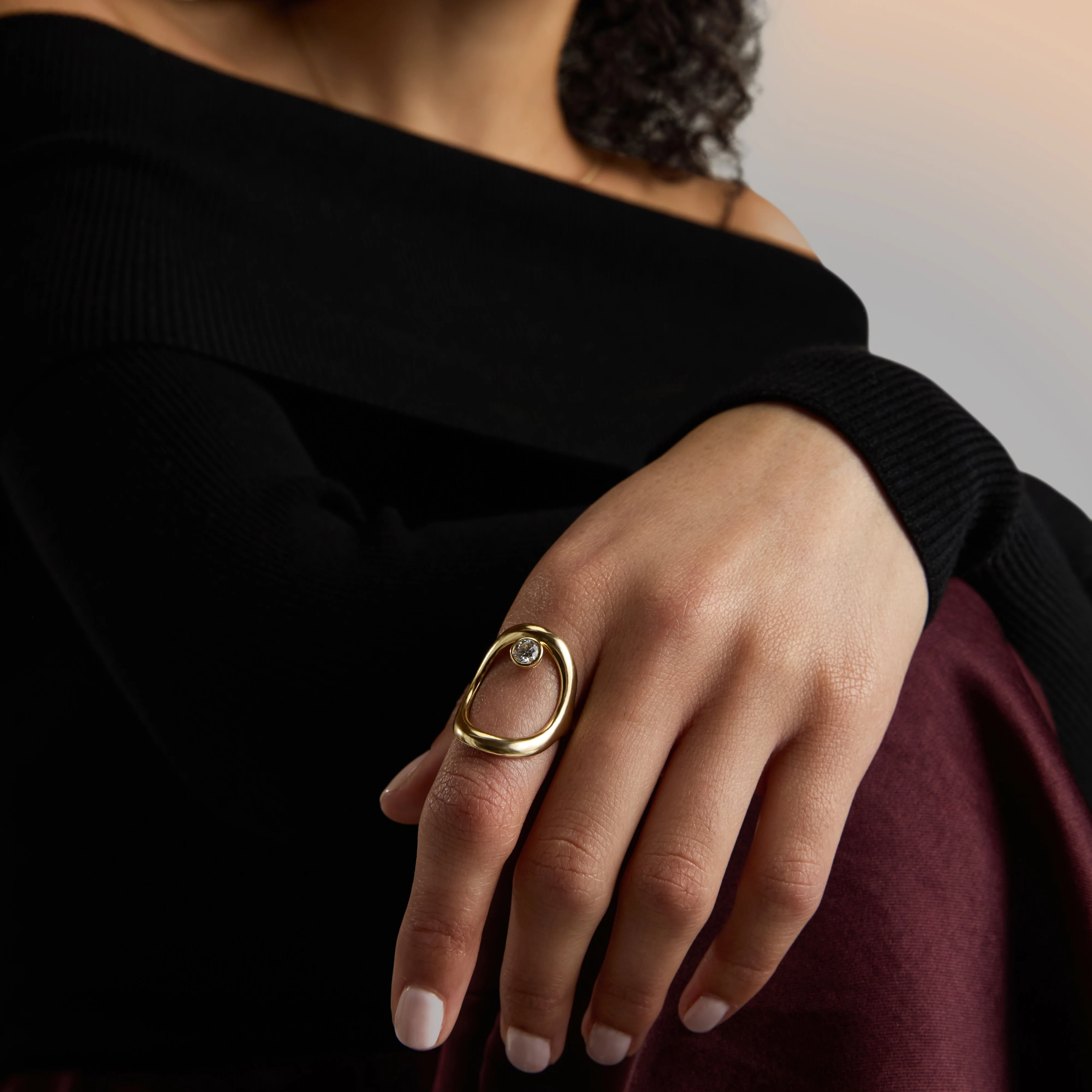 Bold Diamond Continuity Ring™ - Image 5