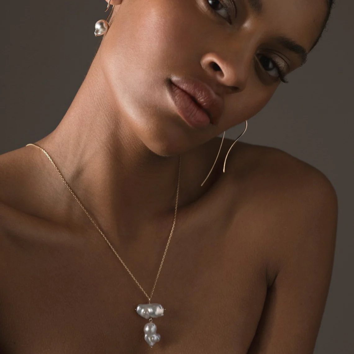 Double Baroque Pearl Necklace - Image 7