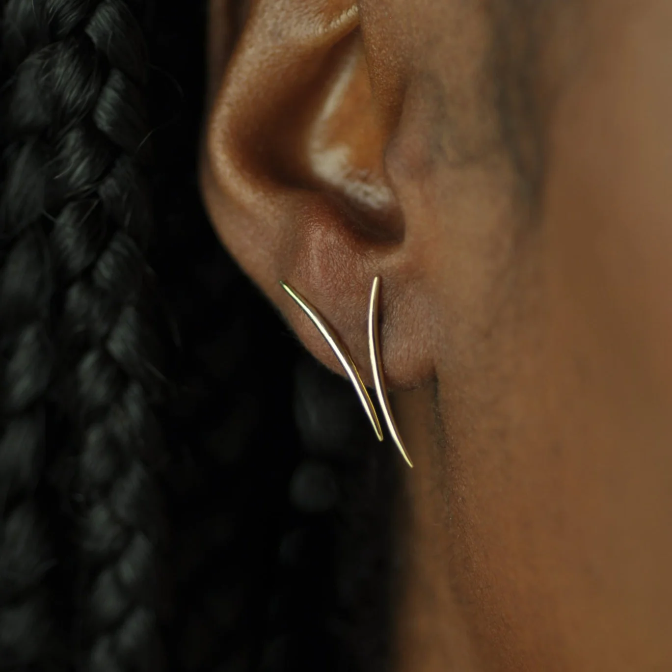 Long Arc Earrings - Image 3