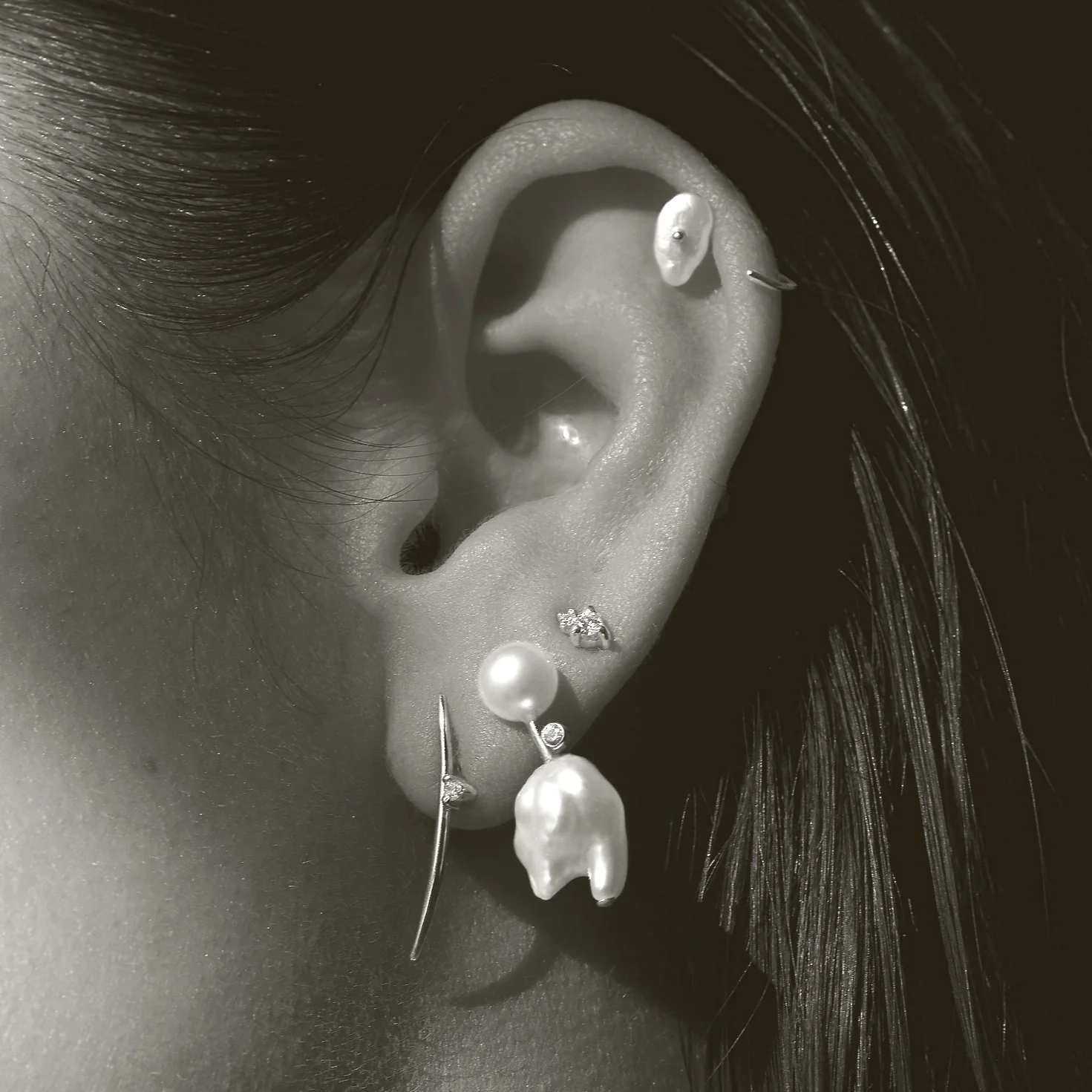 Long Arc Earrings - Image 5