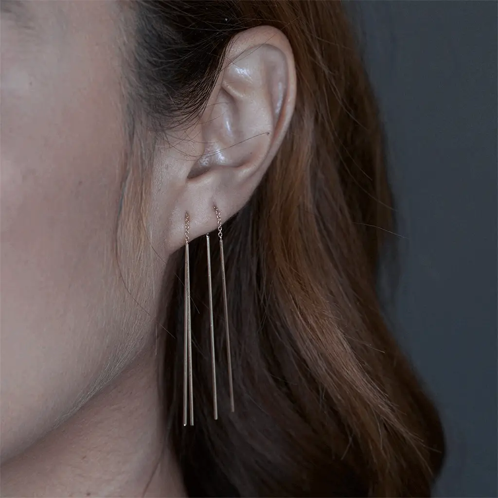 Long Threader Earrings - Image 2