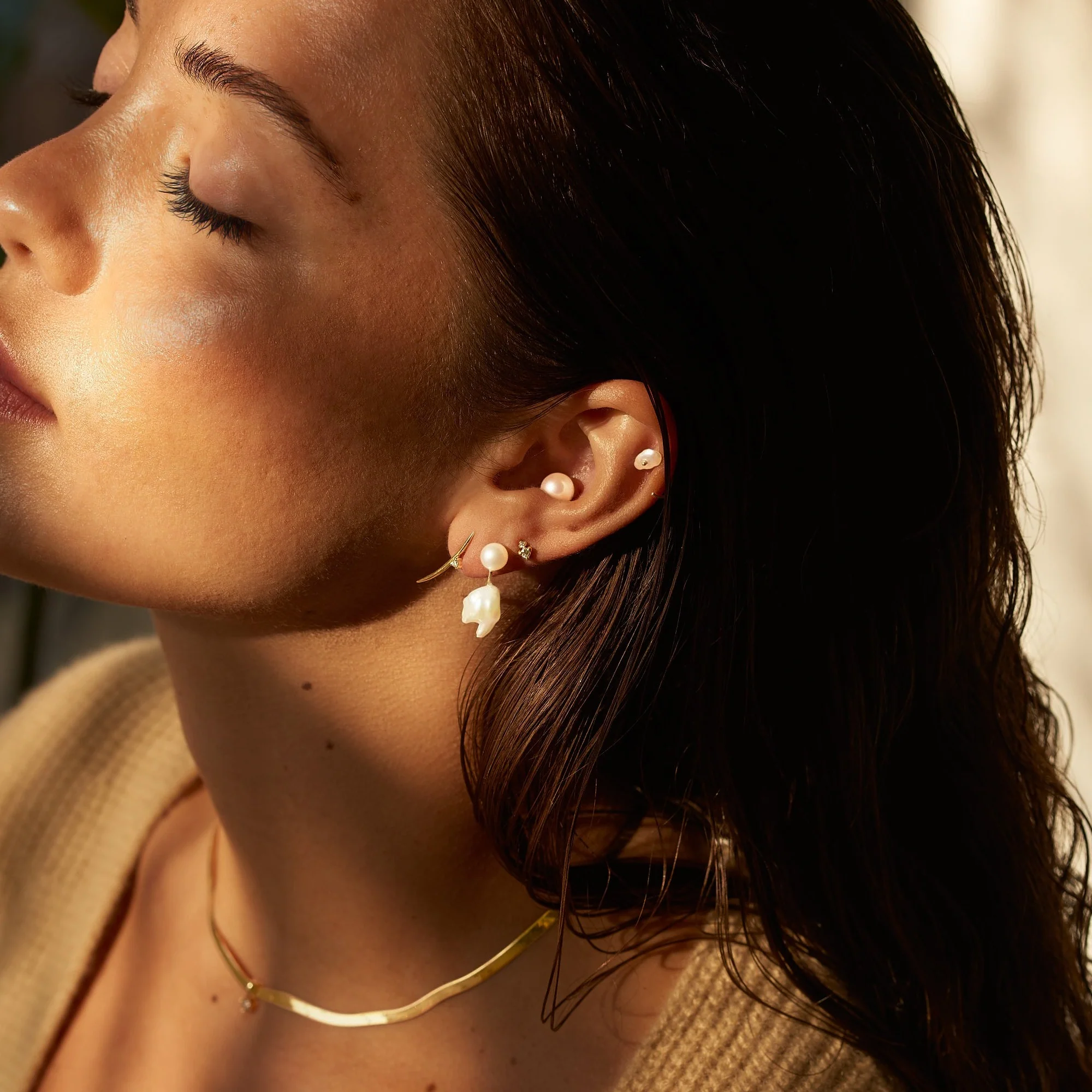 Mini Cloudbar Earrings - Image 2