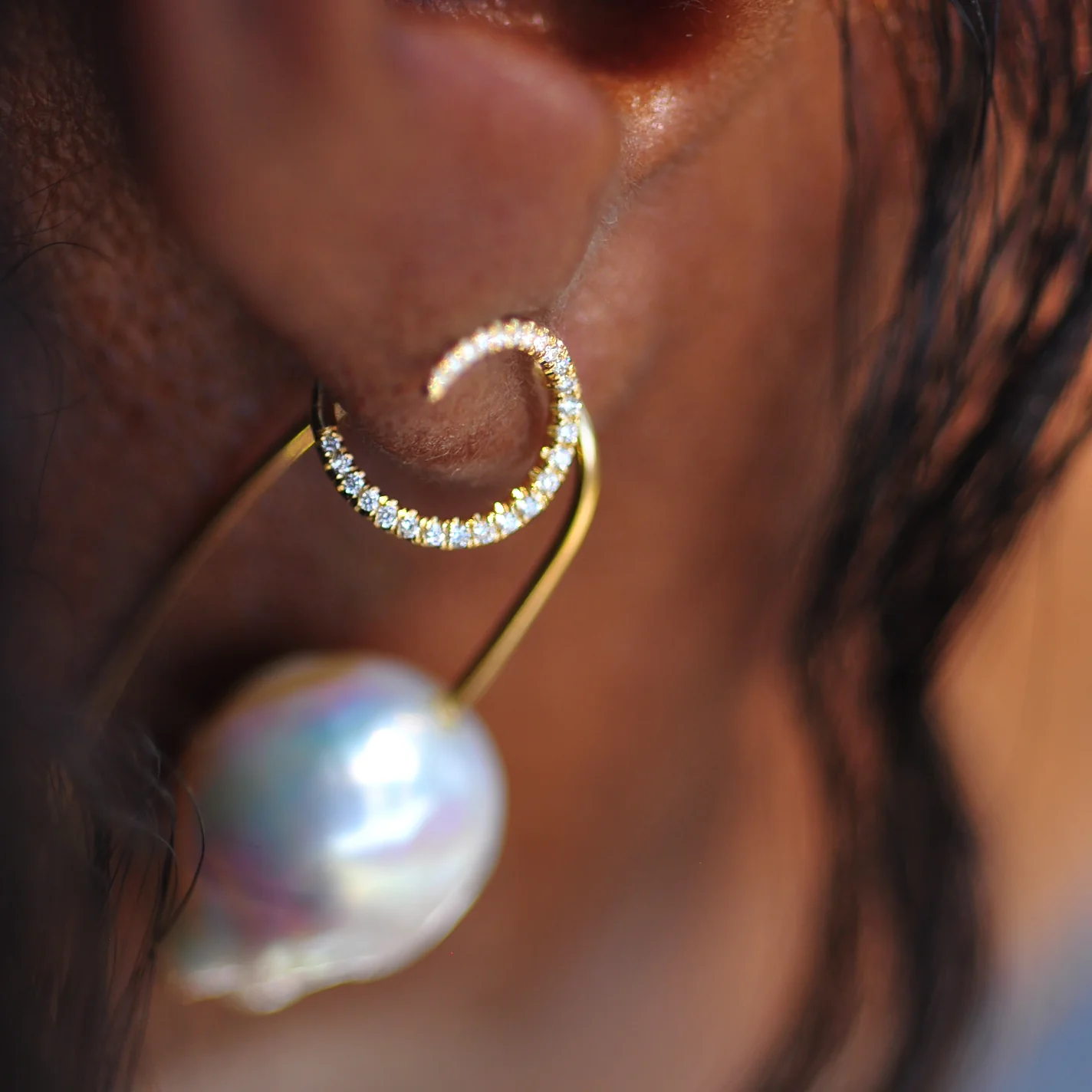 Diamond Mini Esme Studs - Image 5
