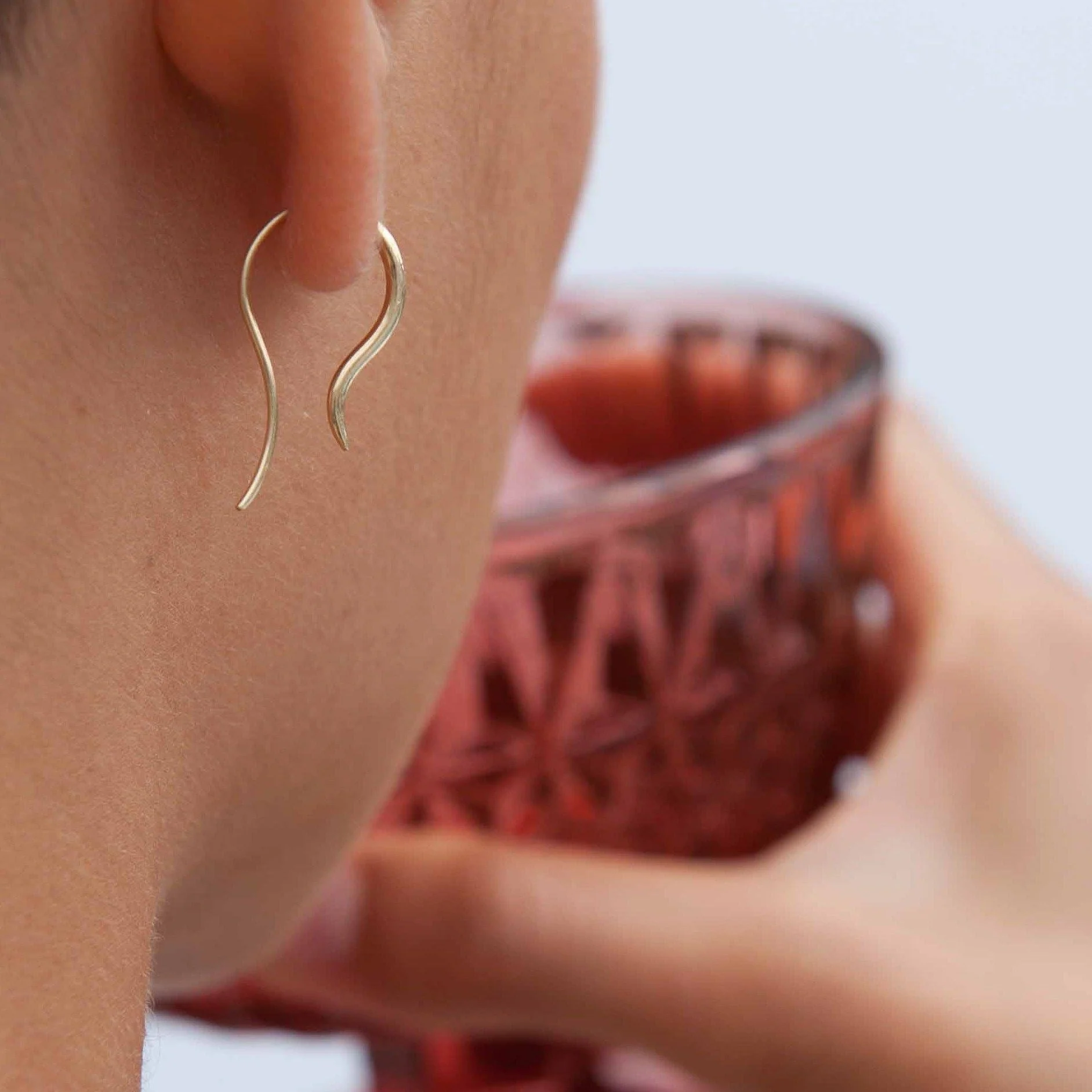 Oona Hook Earrings - Image 4