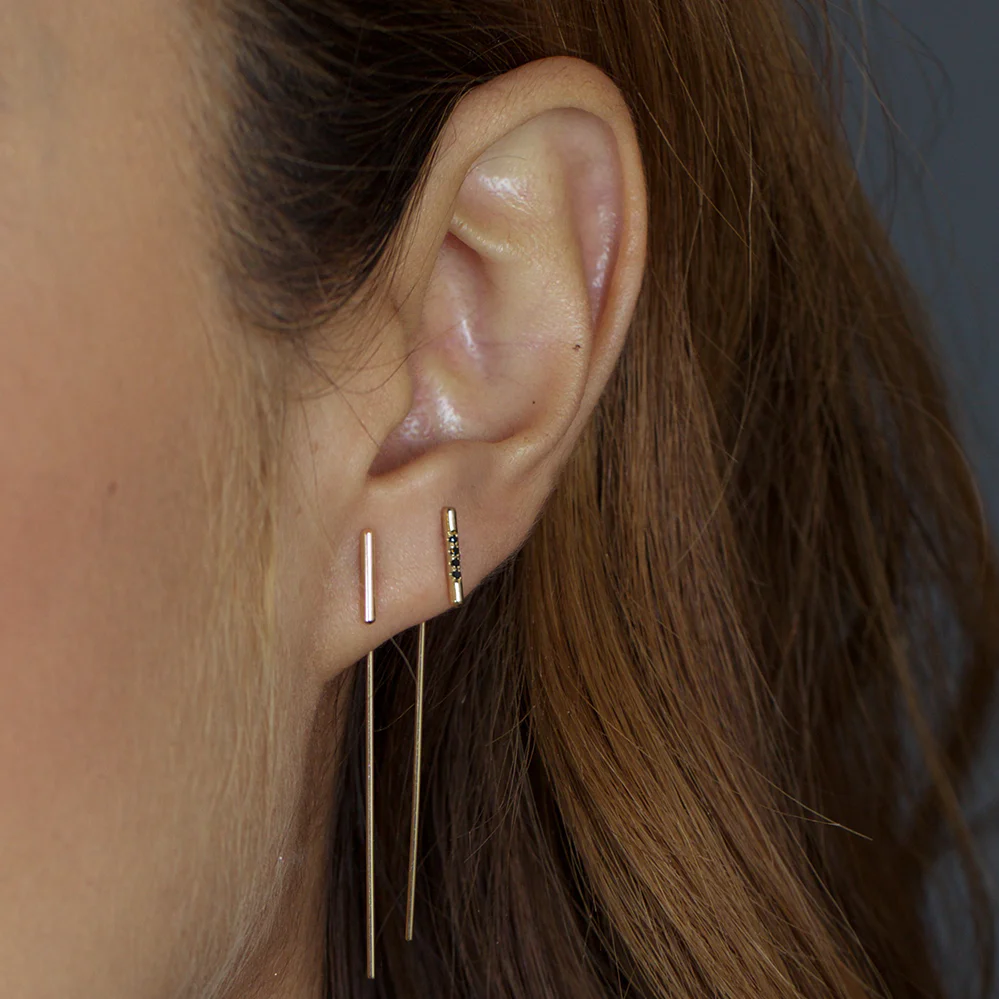 Pavé Linea Threaders, Black Diamond - Image 2