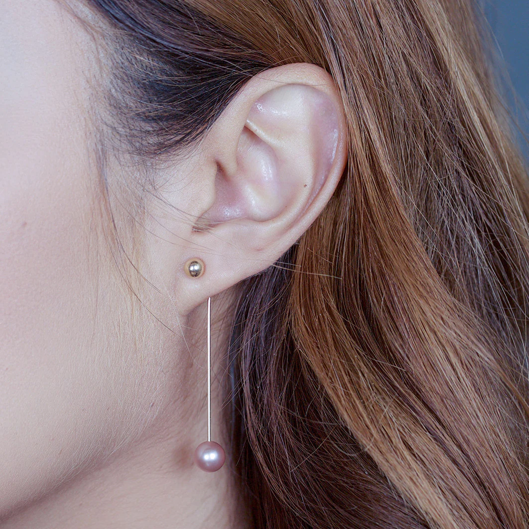 Pearl Swing Earrings - Image 6