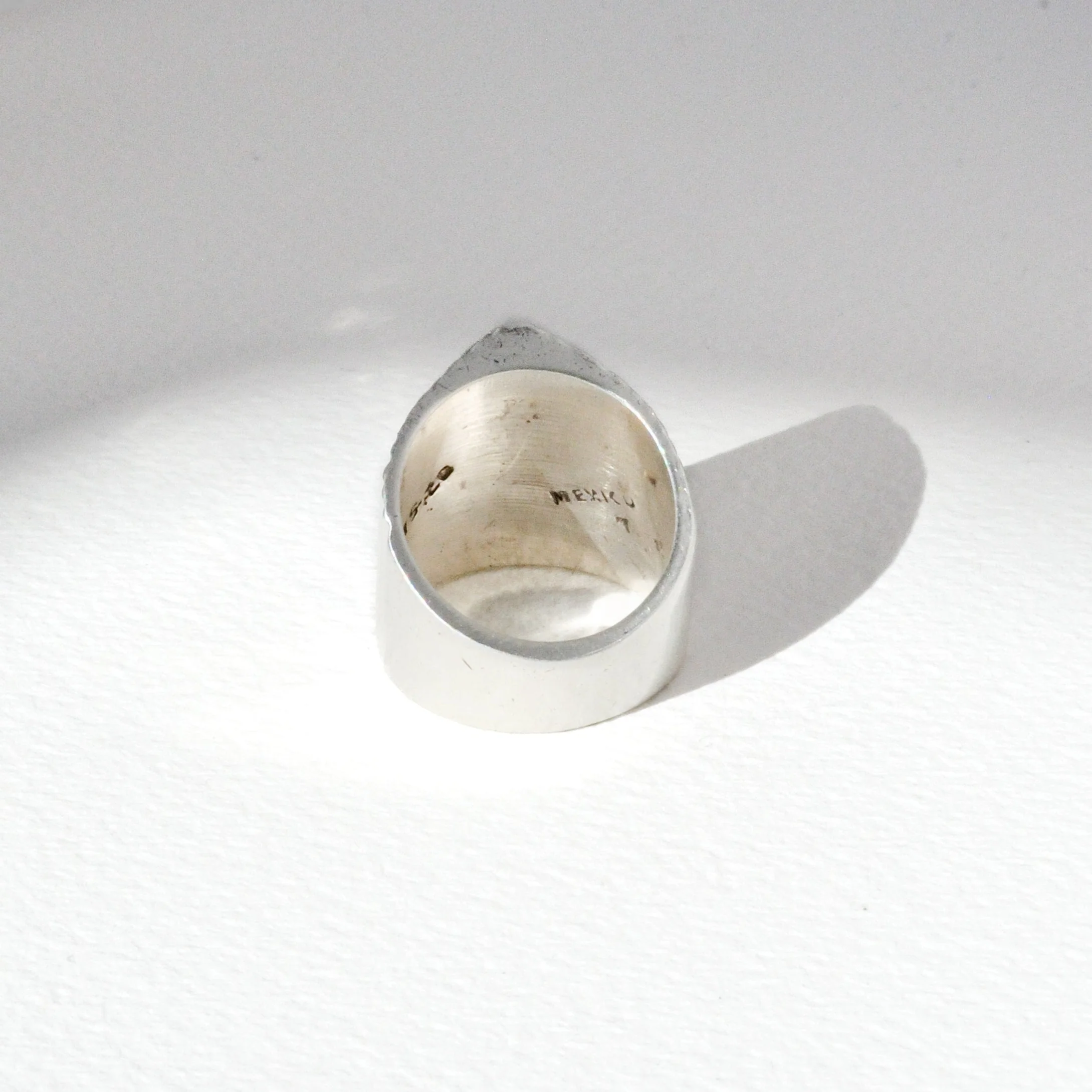 Vintage Modernist Column Ring - Image 5