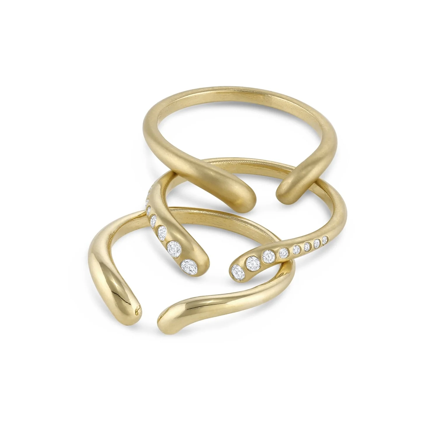 Diamond Nesting Cuff Ring - Image 7