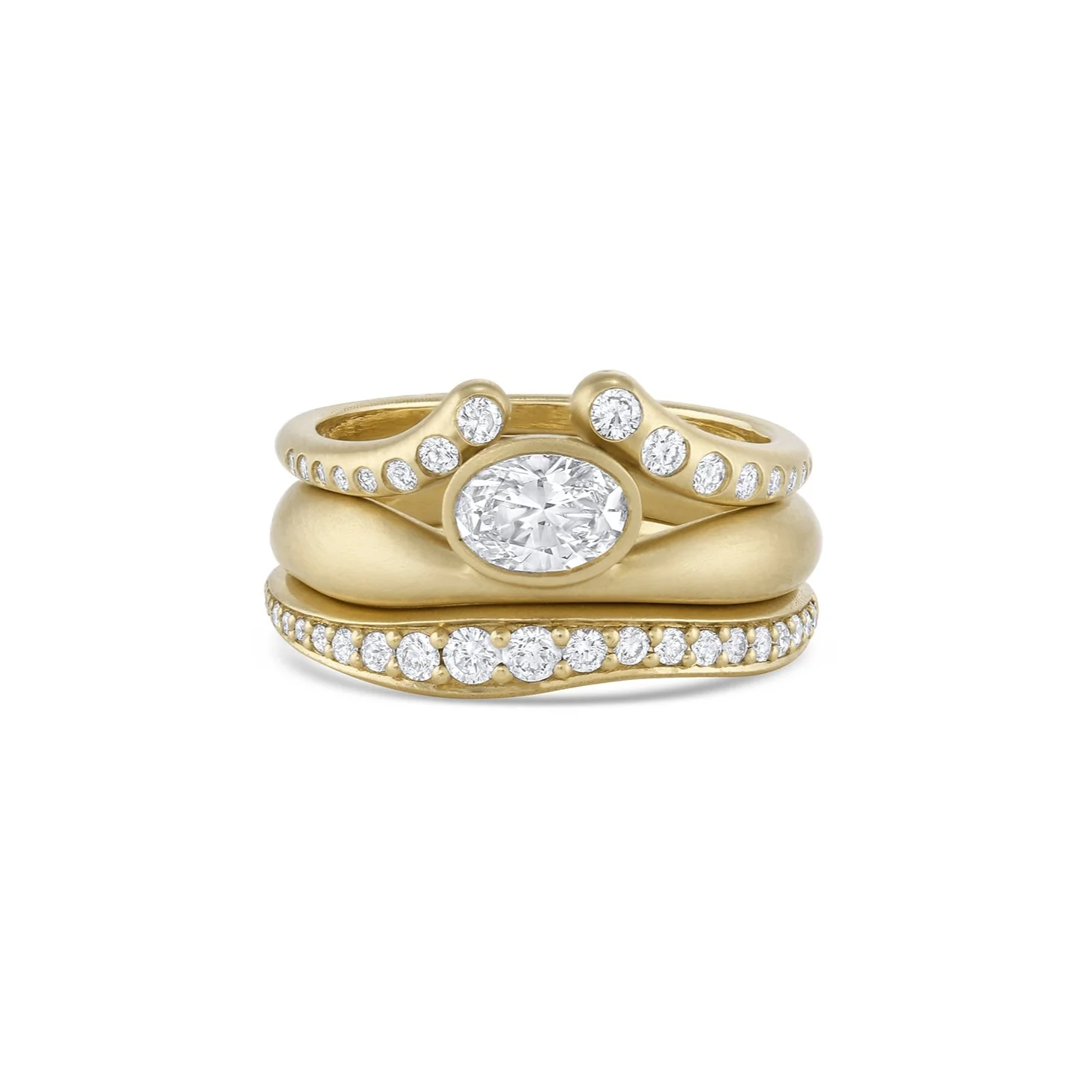 Diamond Nesting Cuff Ring - Image 8