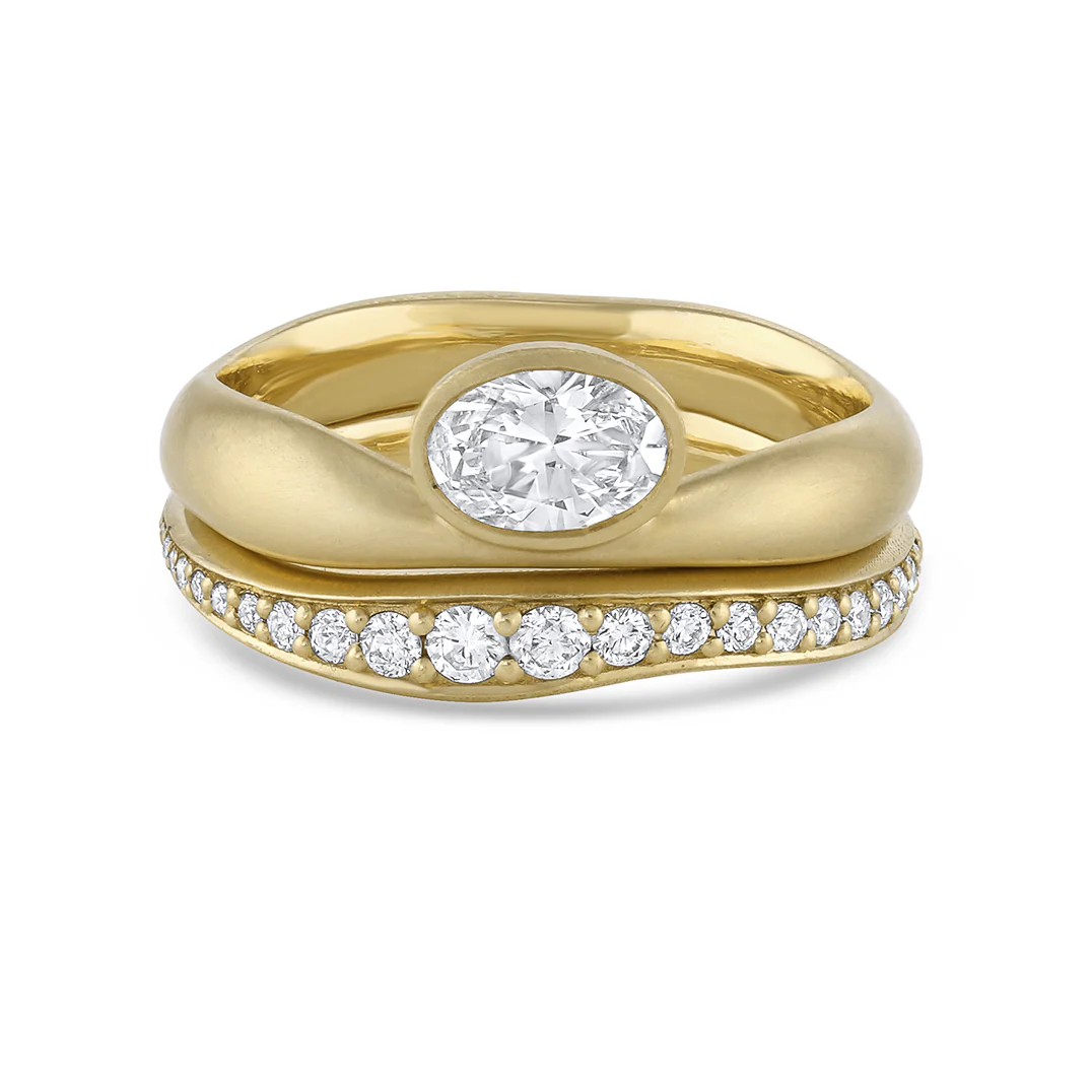Touch Diamond Stack Ring, Pavé - Image 7