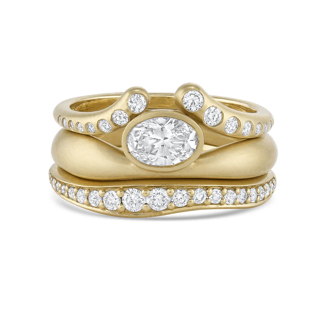 Touch Diamond Stack Ring, Pavé - Image 8